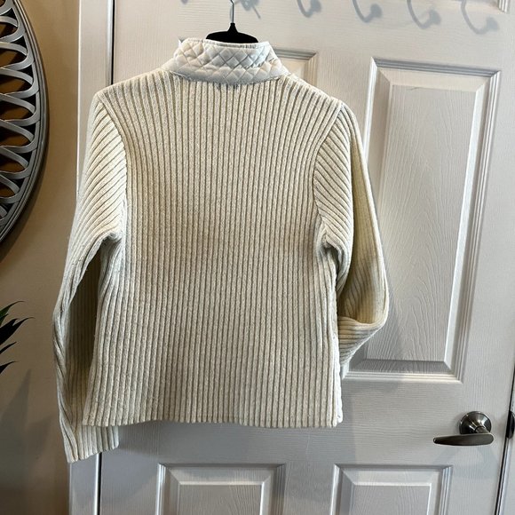 Ivory quilted, Effeci, dressy jacket - Picture 3 of 6